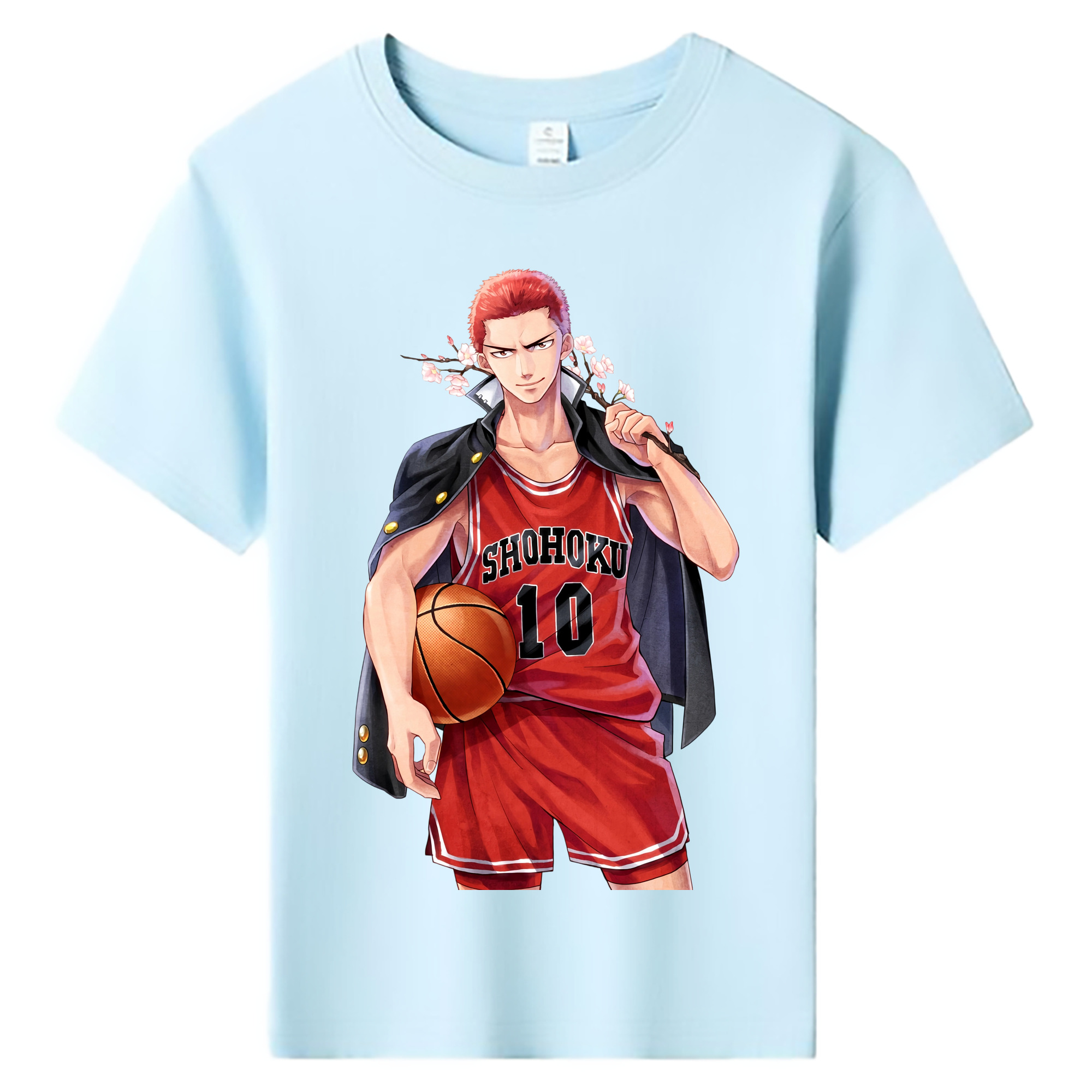 （画像用） SLAM DUNK／スラムダンク 綿100％キッズTシャツ（フロントプリント）